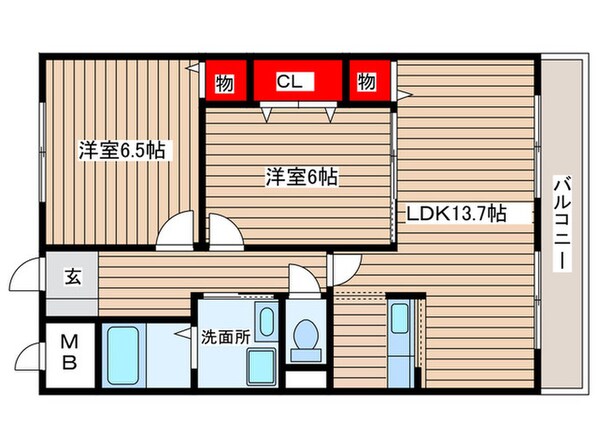 徳重セントラルビルの物件間取画像